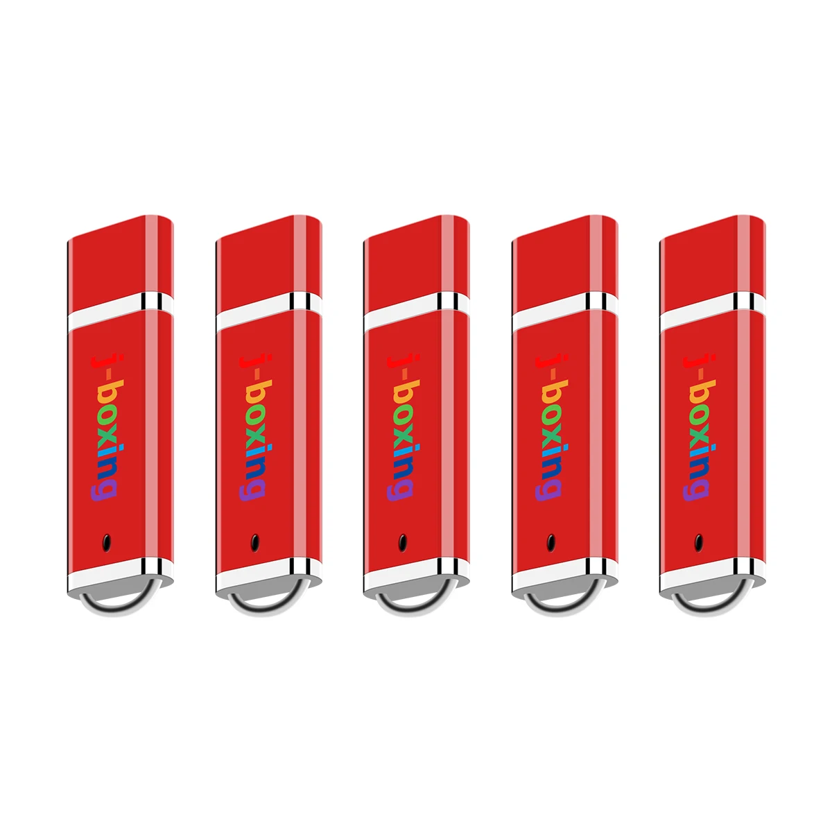 

J-boxing USB Flash Drives Bulk 32GB 16GB Lighter Design USB Memory Stick 4GB 8GB Pendrives 1GB 2GB Thumb Drive, Red 5PCS/Pack