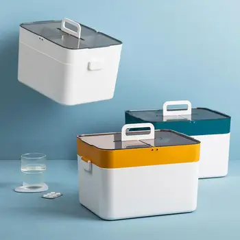 New Product Promotion Discount Portable 2 Layer First Aid Kit Dustproof Moistureproof Medicine Storage Hand Box
New Product Promotion Discount Portable 2 Layer First Aid Kit Dustproof Moistureproof Medicine Storage Hand Box
