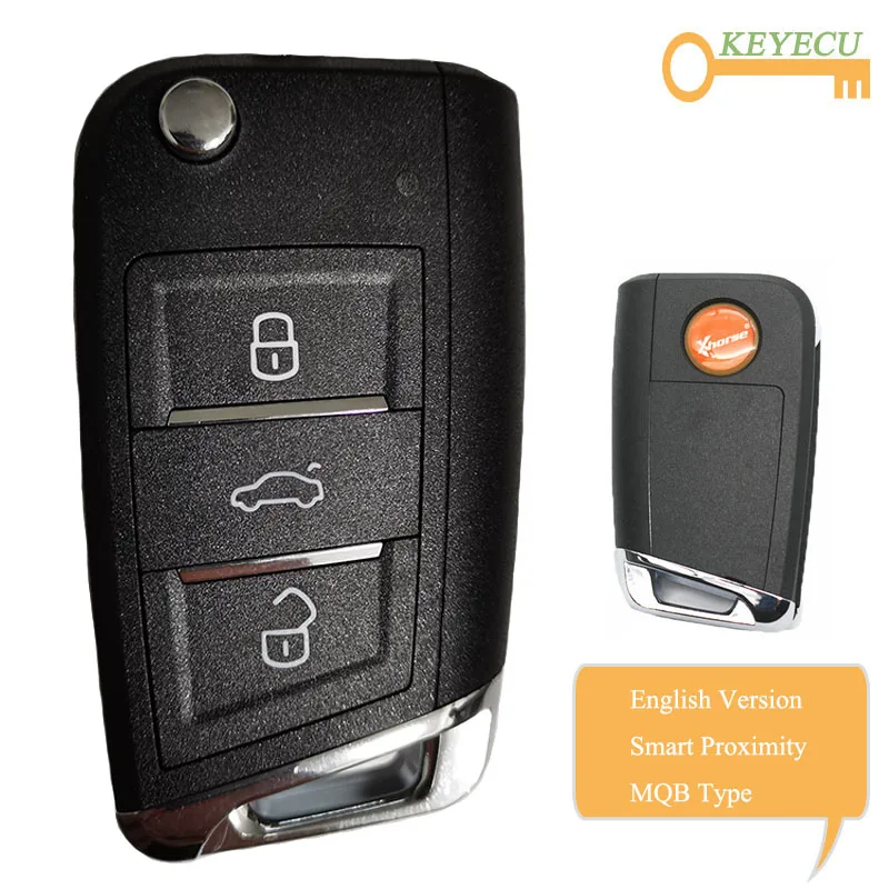 KEYECU XHORSE XSMQB1EN MQB Type Smart Proximity Universal Remote Key - 3 Buttons - for VVDI Key Tool, VVDI Mini Key Tool, VVDI2
KEYECU XHORSE XSMQB1EN MQB Type Smart Proximity Universal Remote Key - 3 Buttons - for VVDI Key Tool, VVDI Mini Key Tool, VVDI2