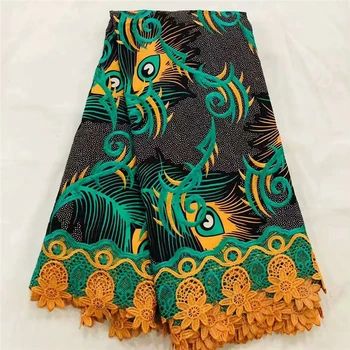 Esewing High Quality African Wax print New Arrival Ankara Wax Lace Fabric African Embroidery Ghana Wax With Guipure Lace Fabric
Esewing High Quality African Wax print New Arrival Ankara Wax Lace Fabric African Embroidery Ghana Wax With Guipure Lace Fabric