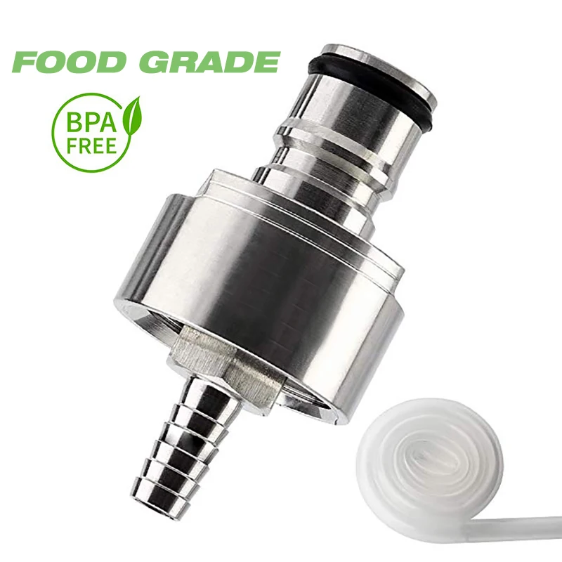 Brewing Beer Carbonation Cap W/ 5/16" Barb Ball Lock Type with 30cm silicone tube For homebrew Beer Fast Soda Water Soft Drink
Brewing Beer Carbonation Cap W/ 5/16" Barb Ball Lock Type with 30cm silicone tube For homebrew Beer Fast Soda Water Soft Drink
