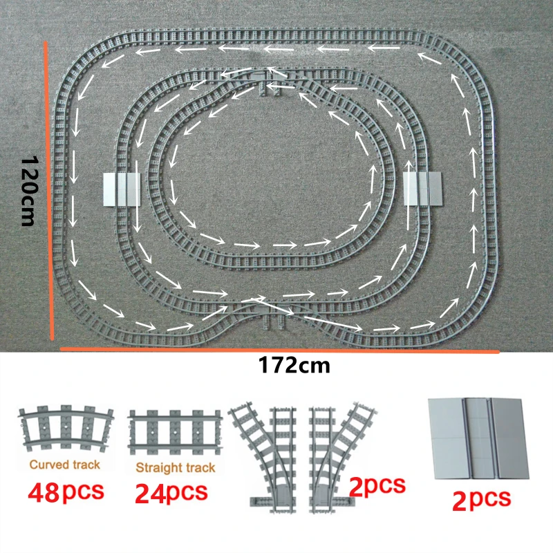 59 Lego raíles ferrocarril rueda 2x2 negro 4 unidades