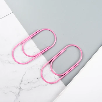 50pcs/box Pink Paper Clip Bookmark Stationery Escolar Papelaria for DIY Diary Album Office Student Marking Clips Scrapbooking
50pcs/box Pink Paper Clip Bookmark Stationery Escolar Papelaria for DIY Diary Album Office Student Marking Clips Scrapbooking
