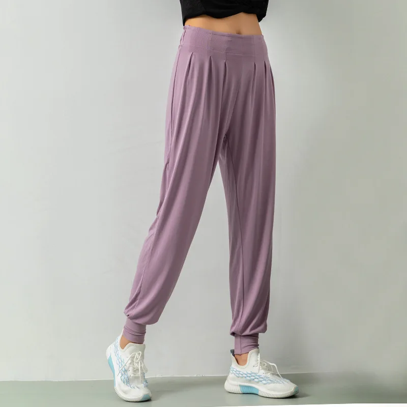 2019 New Style Solid Color Thin Quick-Dry Athletic Pants Women's Casual Loose-Fit Beam Leg Running Fitness High Waist Yoga Pants
2019 New Style Solid Color Thin Quick-Dry Athletic Pants Women's Casual Loose-Fit Beam Leg Running Fitness High Waist Yoga Pants
