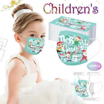 Child Mask Cute Christmas Print Disposable Face Mask 3 Ply Breathable Print Disposable Kids Mask Dustproof Protective Mask 100PC 
Child Mask Cute Christmas Print Disposable Face Mask 3 Ply Breathable Print Disposable Kids Mask Dustproof Protective Mask 100PC