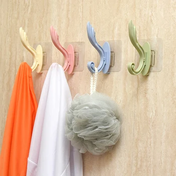 Home Creative Seamless Hooks Nordic Color Feather Hanger Hooks Large Non-slip Double Hook Design Self-adhesive Door Hook
Home Creative Seamless Hooks Nordic Color Feather Hanger Hooks Large Non-slip Double Hook Design Self-adhesive Door Hook