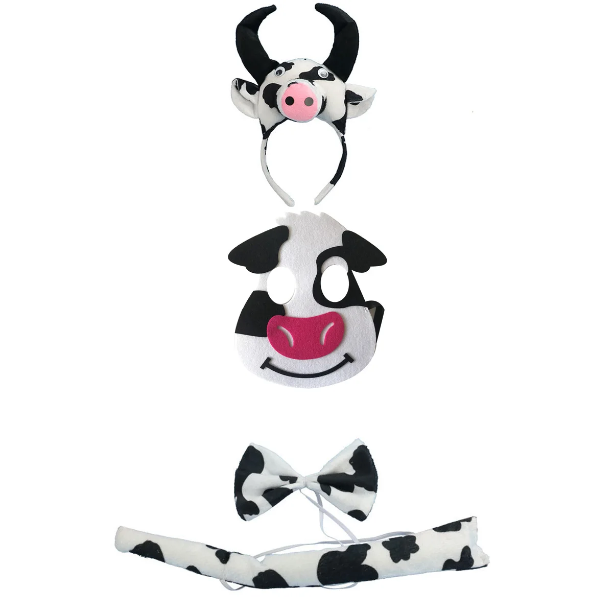 Adults Kids Plush Cartoon Milk Animal Headband Bow Tie Tail Mask Gift Birthday Party Cosplay Costume Halloween Christmas
Adults Kids Plush Cartoon Milk Animal Headband Bow Tie Tail Mask Gift Birthday Party Cosplay Costume Halloween Christmas