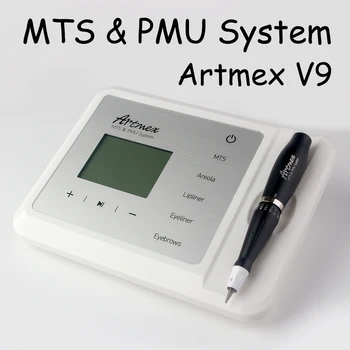 PMU MTS 시스템 Artmex V9 뷰티 머신 더마펜 마이크로니들링 눈썹 립 라이너, 반영구 메이크업 더마 닥터 펜 문신 키트