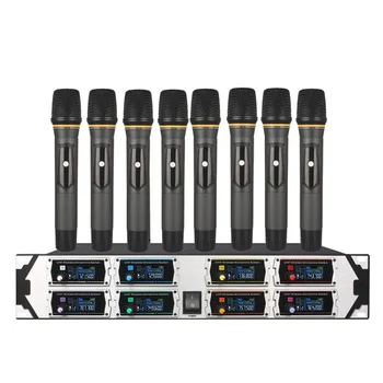 Professional wireless microphone U8000GTA2UHF8 channel fixed frequency dynamic display handheld microphone KTV microphone
Professional wireless microphone U8000GTA2UHF8 channel fixed frequency dynamic display handheld microphone KTV microphone
