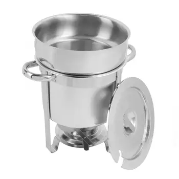 7L Large Capacity Stainless Steel Round Soup Chafer Pot Boiler Heater for Buffet Catering Cookware
7L Large Capacity Stainless Steel Round Soup Chafer Pot Boiler Heater for Buffet Catering Cookware