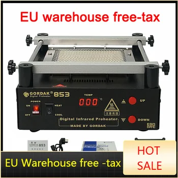 Gordak 853 IR preheating station lead free for BGA repairing rework station can work with solder balls
Gordak 853 IR preheating station lead free for BGA repairing rework station can work with solder balls