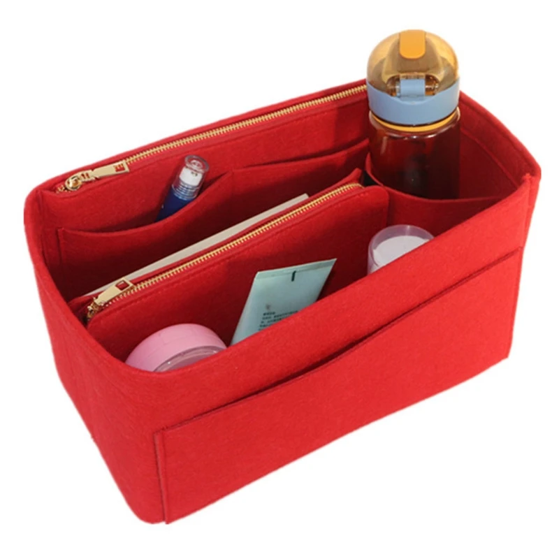 Purse Organizer Insert Felt Bags Handbag with Zipper Tote Shaper Portable Multi Pocket
Purse Organizer Insert Felt Bags Handbag with Zipper Tote Shaper Portable Multi Pocket