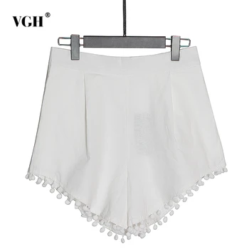 VGH Casual White Women Shorts High Waist Ruched Patchwork Lace Elegant Short Pants For Female Fashion Clothing 2020 Spring Tide
VGH Casual White Women Shorts High Waist Ruched Patchwork Lace Elegant Short Pants For Female Fashion Clothing 2020 Spring Tide