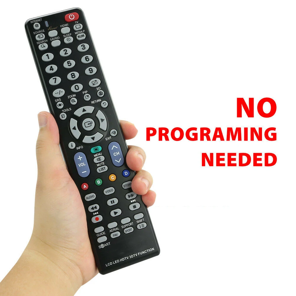 Pohiks Universal Remote Control Compatible for Samsung LCD/LED/3D Smart TV Remote Control Replacement Works up To 10 Meters
Pohiks Universal Remote Control Compatible for Samsung LCD/LED/3D Smart TV Remote Control Replacement Works up To 10 Meters