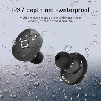 IPX7 TWS Bluetooth 5.0 Earphones with Dual Microphone Wireless with Headphones Charge Box Sports Headset Ear Buds
IPX7 TWS Bluetooth 5.0 Earphones with Dual Microphone Wireless with Headphones Charge Box Sports Headset Ear Buds
