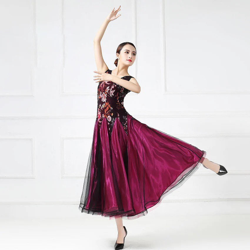Платье для Бальных конкурсов Waltz, костюмы для стандартных танцевальных выступлений, женские летние вечерние платья с принтом, крутая длинная юбка
Платье для Бальных конкурсов Waltz, костюмы для стандартных танцевальных выступлений, женские летние вечерние платья с принтом, крутая длинная юбка