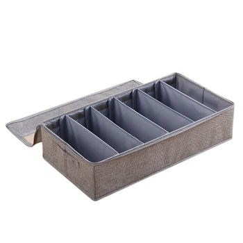 Folding Fabric Storage Box Waterproof Dustproof Storage Container Storage Bags seasonal clothing, blankets baby clothing- Grey 
Folding Fabric Storage Box Waterproof Dustproof Storage Container Storage Bags seasonal clothing, blankets baby clothing- Grey