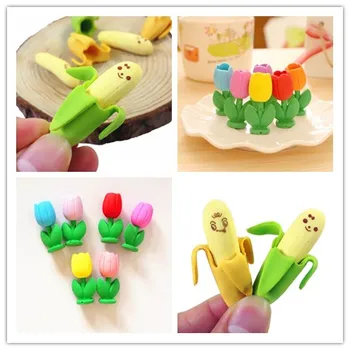 60pcs/lot Flowers And Bananas Can choose Eraser School Wholesale gift Supplies Stationery
60pcs/lot Flowers And Bananas Can choose Eraser School Wholesale gift Supplies Stationery