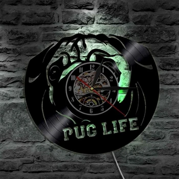 Pet Puppy LED Wall Clock with 7 Difference Colors Backlight Classic Watch Modern Design Vinyl LP Record Wall Clocks Home Decor 
Pet Puppy LED Wall Clock with 7 Difference Colors Backlight Classic Watch Modern Design Vinyl LP Record Wall Clocks Home Decor