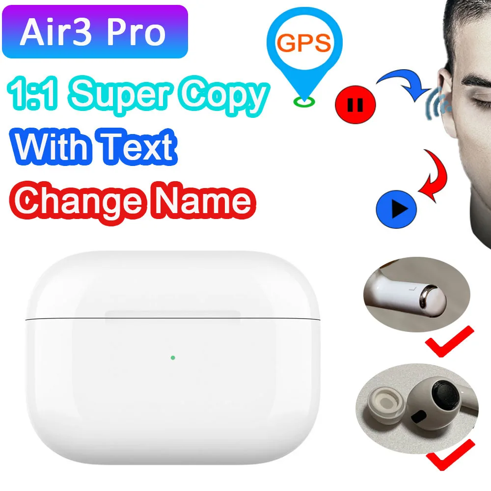 Original Air3 Pro Tws Wireless Earphone With Text Air 3 Pressure Sensor Bluetooth Headset Earbuds PK i9000 i90000 i20000 PRO tws
Original Air3 Pro Tws Wireless Earphone With Text Air 3 Pressure Sensor Bluetooth Headset Earbuds PK i9000 i90000 i20000 PRO tws