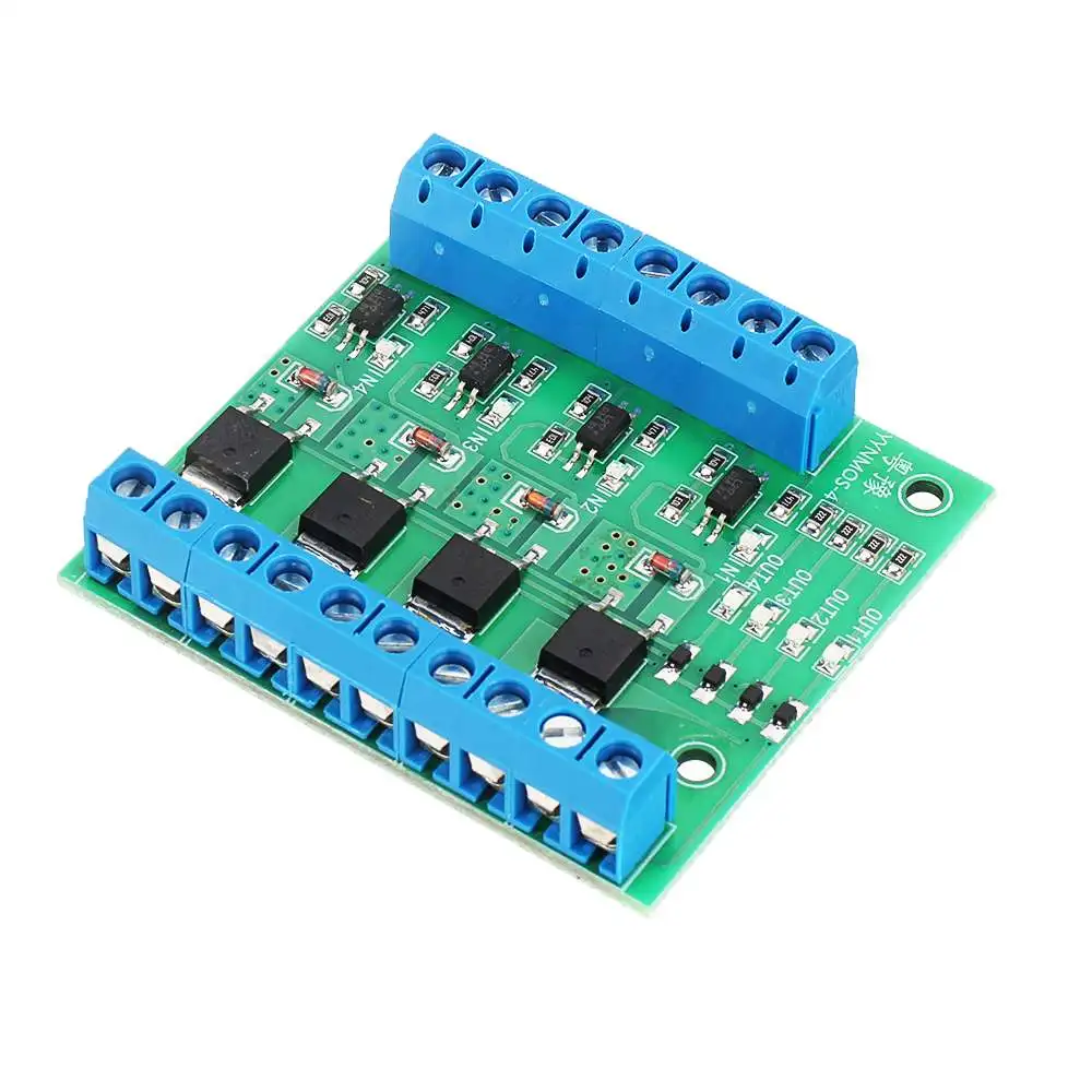 4 Channels Pulse Trigger Switch Control Module PWM Input Steady for Motor LED Diy Electronic Module
4 Channels Pulse Trigger Switch Control Module PWM Input Steady for Motor LED Diy Electronic Module