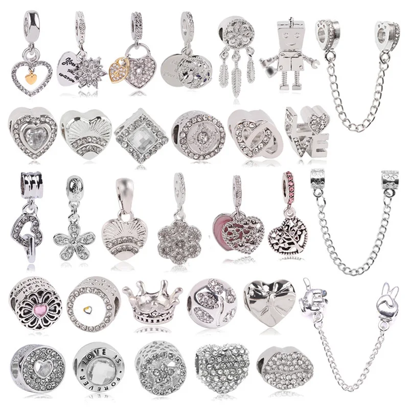 Boosbiy 2pc New Fashion Love Heart Dreamcatcher Charms Beads fit Brand Bracelets Necklaces For Women DIY Jewelry Accessories
Boosbiy 2pc New Fashion Love Heart Dreamcatcher Charms Beads fit Brand Bracelets Necklaces For Women DIY Jewelry Accessories