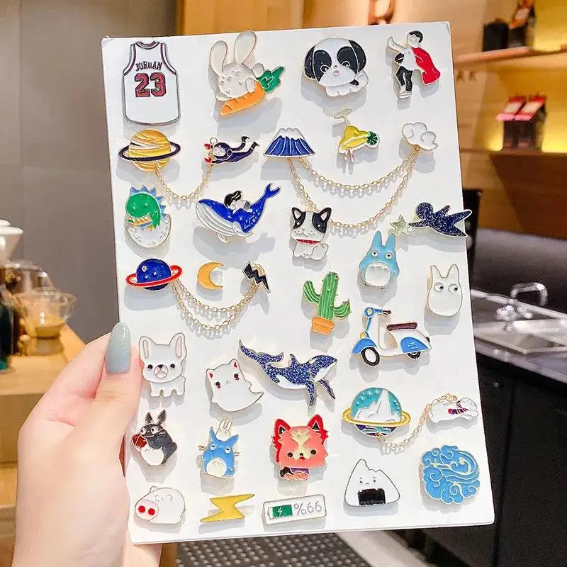 Badges Cute INS Tide Personalized Badge Pins Accessories Cartoon Clothes Metal Small Jewelry Free Shiping
Badges Cute INS Tide Personalized Badge Pins Accessories Cartoon Clothes Metal Small Jewelry Free Shiping