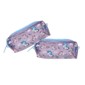 1Pc Fashion Transparent Pencil Case Cartoon Unicorn Big Zipper Pen Bag Cute Pen Pouch Office School Student Stationery Supplies
1Pc Fashion Transparent Pencil Case Cartoon Unicorn Big Zipper Pen Bag Cute Pen Pouch Office School Student Stationery Supplies
