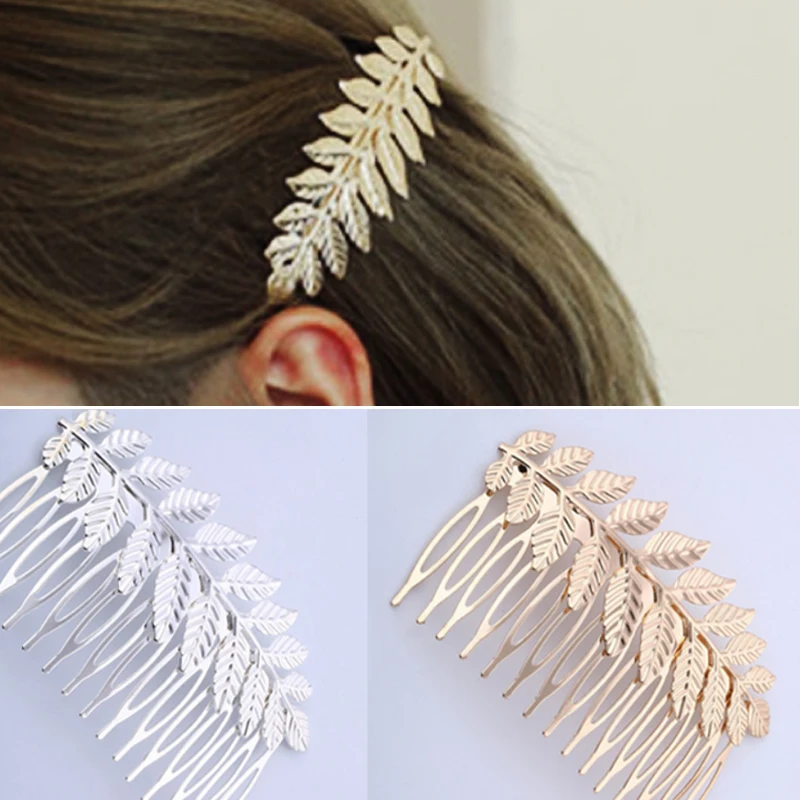 Hollow Inserting Comb Elegant Fashion Comb Plating Tree leaves 1 PC Europe and America Lady Girls Women Headwear
Hollow Inserting Comb Elegant Fashion Comb Plating Tree leaves 1 PC Europe and America Lady Girls Women Headwear