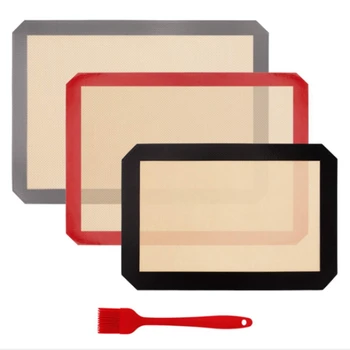 4Pcs Silicone Baking Mat Non-Stick Baking Pad for Cake Cookie Macaron Oil Proof Baking Liner Pastry Mat Bakeware Rolling Dough M
4Pcs Silicone Baking Mat Non-Stick Baking Pad for Cake Cookie Macaron Oil Proof Baking Liner Pastry Mat Bakeware Rolling Dough M
