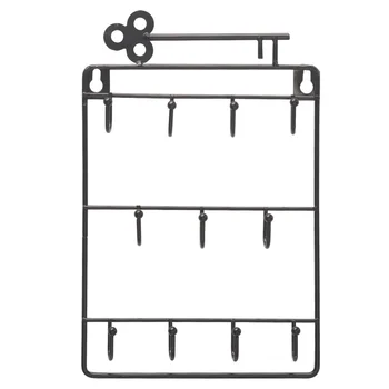 Iron Wall Mounted Hooks 11 Hangers Decorative Key Holder Metal Coat Hat Rack Home Decor Storage Organizer Key Holder Wall, 
Iron Wall Mounted Hooks 11 Hangers Decorative Key Holder Metal Coat Hat Rack Home Decor Storage Organizer Key Holder Wall,