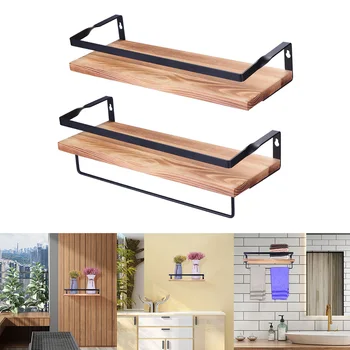 2Pcs Storage Shelves Wall Mounted Storage Racks Iron Pine Shelves For Kitchen Bedroom Home Decor Kid Room Wall Decoration Holder
2Pcs Storage Shelves Wall Mounted Storage Racks Iron Pine Shelves For Kitchen Bedroom Home Decor Kid Room Wall Decoration Holder