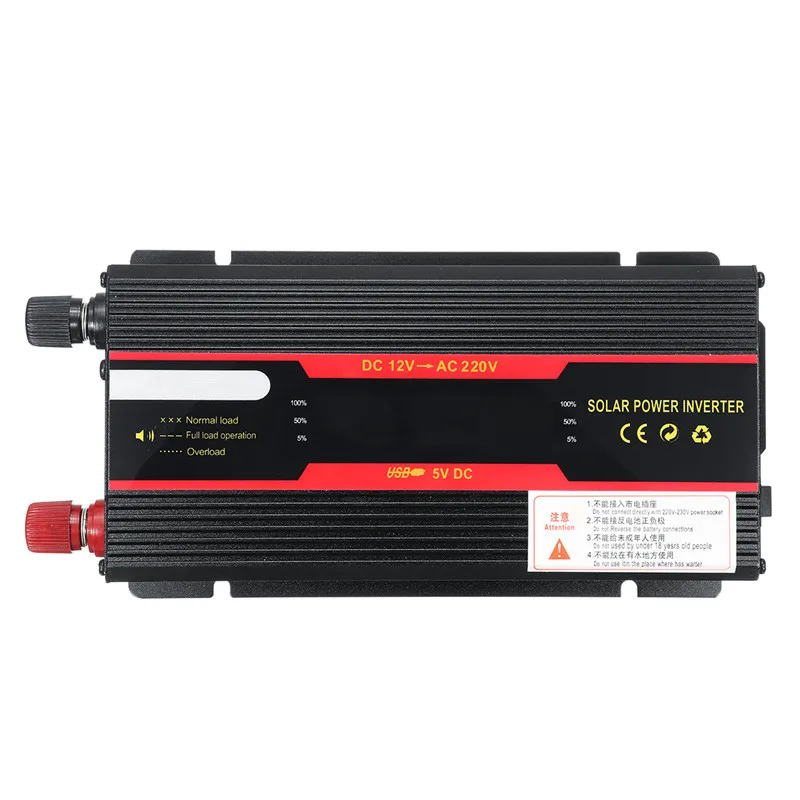 Car Inverter 12V 220V 4000W Peak Power Voltage Convertor Transformer DC 12V AC 220V Solar Inverter + LCD Display
Car Inverter 12V 220V 4000W Peak Power Voltage Convertor Transformer DC 12V AC 220V Solar Inverter + LCD Display