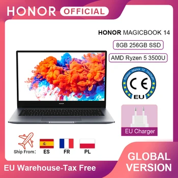 

Global Version Huawei Honor MagicBook 14 Laptop 14.0'' FHD AMD Ryzen 5 3500U 8GB 256GB SSD 65W Fast Charger Windows 10 Laptops