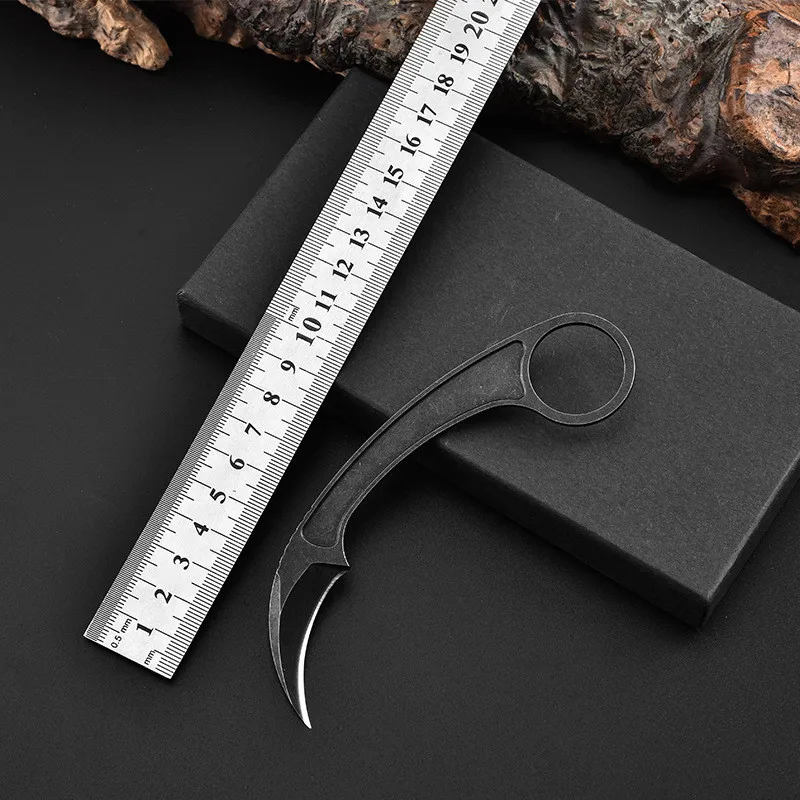 HS Tools Stainless Steel Handle for Outdoor Hunting, Survival, Tactical and EDC, Fixed Blade Karambit Claw Knife with K Sheath
HS Tools Stainless Steel Handle for Outdoor Hunting, Survival, Tactical and EDC, Fixed Blade Karambit Claw Knife with K Sheath