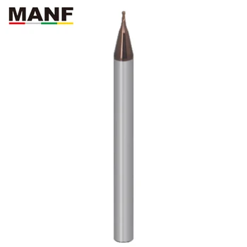 MANF Milling Cutter 4mm 6mm 8mm 2 Flute HRC70 Small Diameter Ball Endmills Tungsten Steel Sprial Ball Nose End Milll
MANF Milling Cutter 4mm 6mm 8mm 2 Flute HRC70 Small Diameter Ball Endmills Tungsten Steel Sprial Ball Nose End Milll