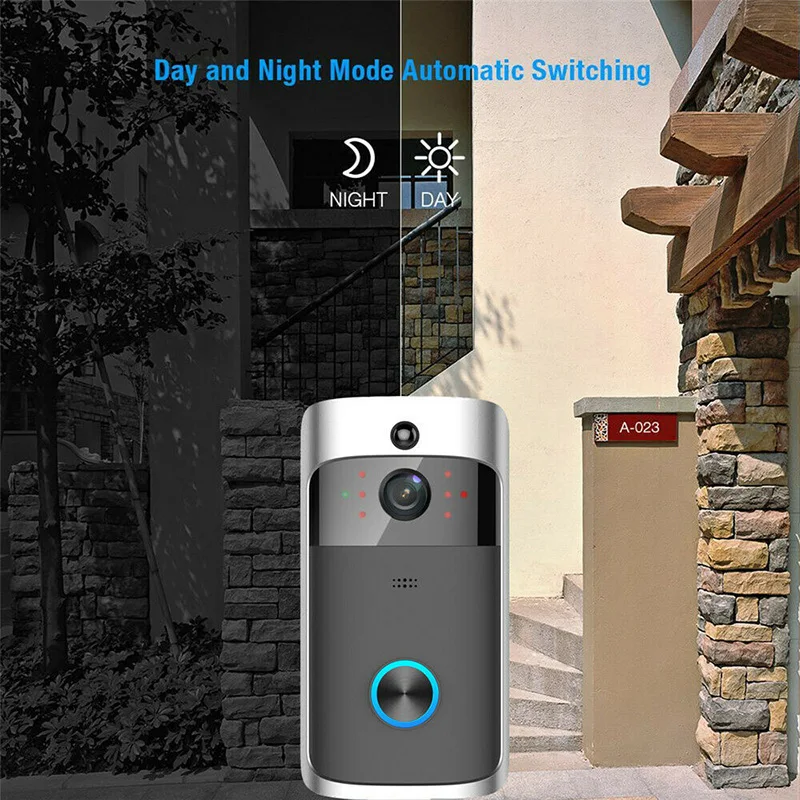 New WiFi Smart Video Doorbell HD Security Camera Wireless Intercom PIR Wide-Angle for Home DOM668
New WiFi Smart Video Doorbell HD Security Camera Wireless Intercom PIR Wide-Angle for Home DOM668