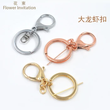 Big lobster buckle _ popular keychain DIY accessories handmade drip plastic bottom bracket dried flower empty frame
Big lobster buckle _ popular keychain DIY accessories handmade drip plastic bottom bracket dried flower empty frame