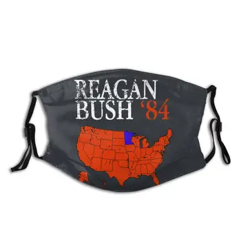 Reagan Bush '84 Reusable Face Mask Retro Ronald George 1984 Anti Bacterial Dustproof Mask Protection Respirator Mouth Muffle
Reagan Bush '84 Reusable Face Mask Retro Ronald George 1984 Anti Bacterial Dustproof Mask Protection Respirator Mouth Muffle