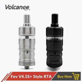 Volcanee Fev V4.5S+ Style MTL RTA 23mm Diameter 4.5ml Capacity 316SS Rebuildable Atomizer Vape Tank VS ERA MTL RTA
Volcanee Fev V4.5S+ Style MTL RTA 23mm Diameter 4.5ml Capacity 316SS Rebuildable Atomizer Vape Tank VS ERA MTL RTA