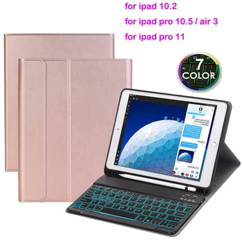 Bluetooth Case For Apple iPad 10.2 7th Generation Backlit Keyboard Case for iPad Air 3 Pro 10.5 Cover for ipad pro 11 2018 2020
Bluetooth Case For Apple iPad 10.2 7th Generation Backlit Keyboard Case for iPad Air 3 Pro 10.5 Cover for ipad pro 11 2018 2020