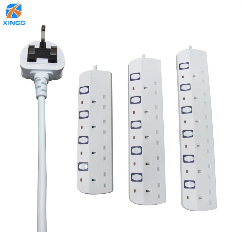 UK Plug 4 5 6 way Outlet Network filter Power Strip socket Individually Switch Extension Cord 2M Fused Overload protection 3250W
UK Plug 4 5 6 way Outlet Network filter Power Strip socket Individually Switch Extension Cord 2M Fused Overload protection 3250W
