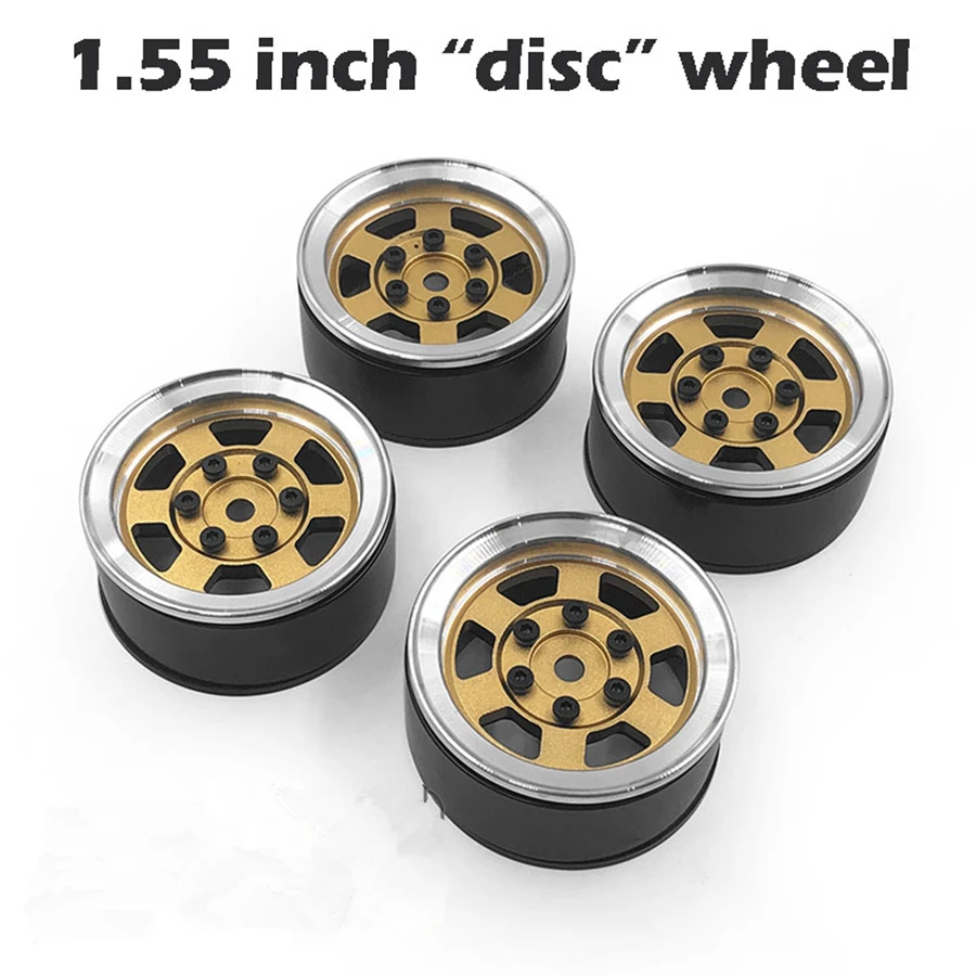 Rc Car 1.55 Inch "DISC" Metal Wheel Hub For 1/10 Scale Remote Control Toys Truck SCX10 II JEEP WRANGLER TRX4 D90 TRAXXAS CC01
Rc Car 1.55 Inch "DISC" Metal Wheel Hub For 1/10 Scale Remote Control Toys Truck SCX10 II JEEP WRANGLER TRX4 D90 TRAXXAS CC01