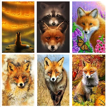 Full Drill 5D Diamond Mosaic Embroidery Fox Diamond Embroidery Animals Pictures Of Rhinestones Painting By Numbers Kits
Full Drill 5D Diamond Mosaic Embroidery Fox Diamond Embroidery Animals Pictures Of Rhinestones Painting By Numbers Kits