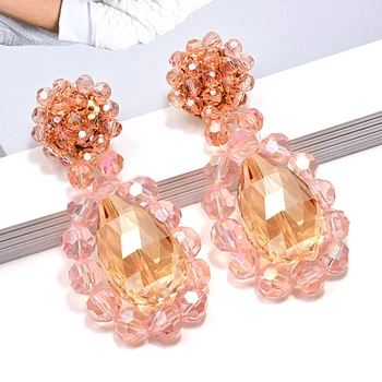 Wholesale New Handmade Clear Resin Beads Dangle Drop Earrings Like Crystals Fine Jewelry Accessories For Women Christmas Gift
Wholesale New Handmade Clear Resin Beads Dangle Drop Earrings Like Crystals Fine Jewelry Accessories For Women Christmas Gift
