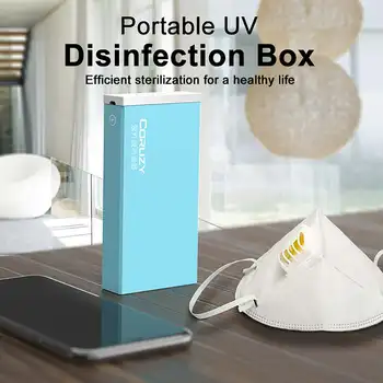 Portable Mini LED UVC Germicidal Disinfection Box Health Care Face Mouth Mask Phone USB Sterilizer Cleaner Sterilization Box
Portable Mini LED UVC Germicidal Disinfection Box Health Care Face Mouth Mask Phone USB Sterilizer Cleaner Sterilization Box