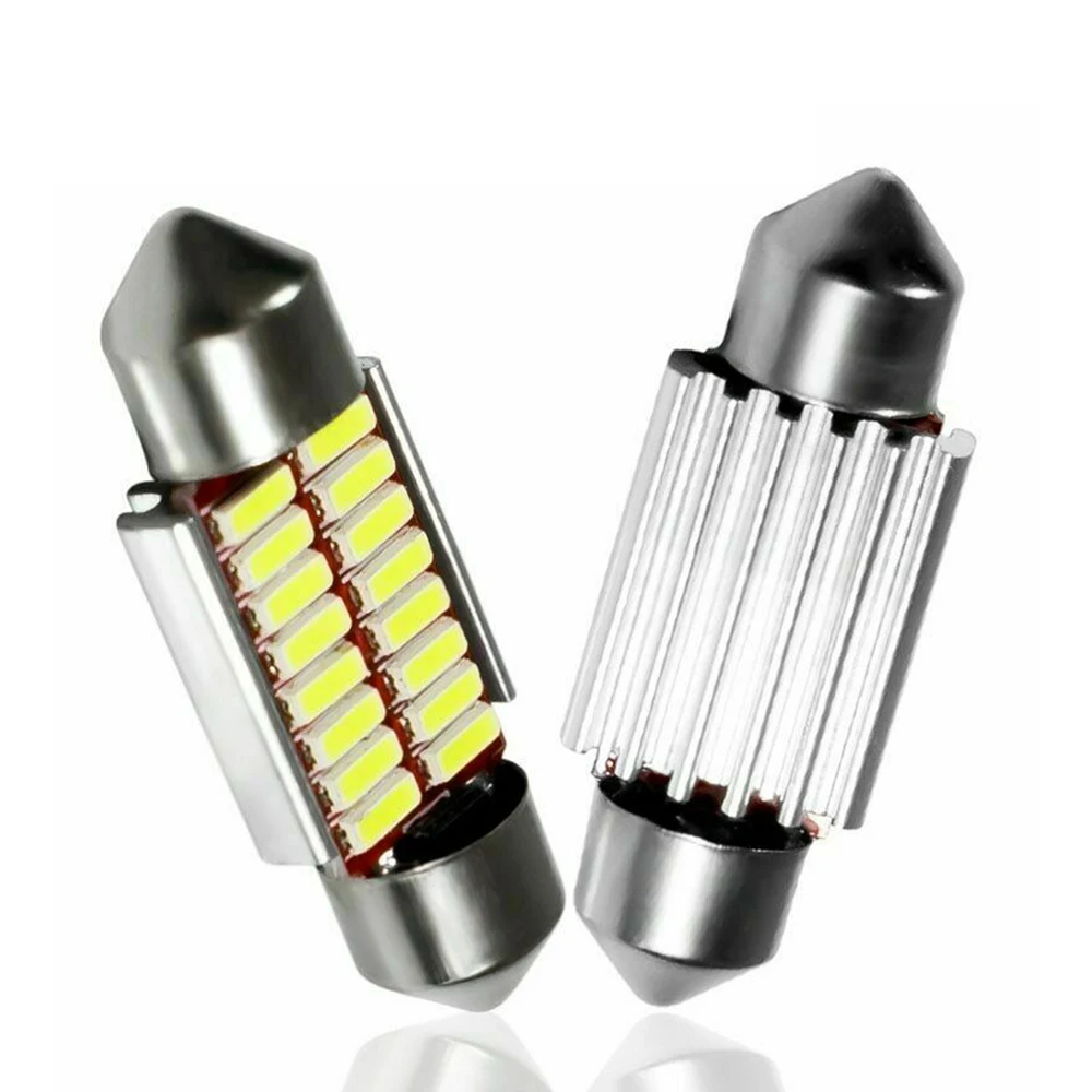 4Pcs Interior LED License Plate Light Decode reading light 36mm 16SMD 4014 No Error Festoon
4Pcs Interior LED License Plate Light Decode reading light 36mm 16SMD 4014 No Error Festoon