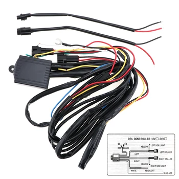 Daytime Running Lights Multi-function Dimming Delay Steering Blasting Controller LED Daylight Control Line Group for Car
Daytime Running Lights Multi-function Dimming Delay Steering Blasting Controller LED Daylight Control Line Group for Car