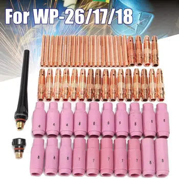 1 Set 62Pcs Tig Welding Torch Ceramic Copper Nozzle Pyrex Cup For Welding Machine WP-26/17/18 Kit
1 Set 62Pcs Tig Welding Torch Ceramic Copper Nozzle Pyrex Cup For Welding Machine WP-26/17/18 Kit