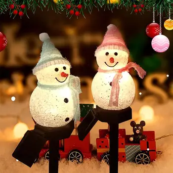 Solar Snowman Led Lamp Decoration Christmas Cartoon Landscape Solar Garden Snowman Light Light Lamp Ground L6X1
Solar Snowman Led Lamp Decoration Christmas Cartoon Landscape Solar Garden Snowman Light Light Lamp Ground L6X1